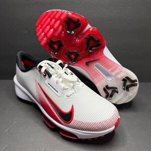 Nike Air Zoom Infinity Tour 2 Golf Red Shoes (Wide) FD0218 101 Men’s Size 10